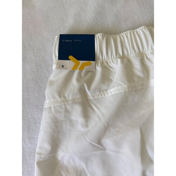 Old Navy NEW size SMALL White Lined Active shorts Quick Dry - Picture 5 of 5